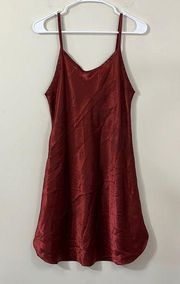 Gilligan & O’Malley Burgundy Slip Dress M