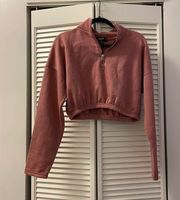 Missguided Zip-Up Fleece Sweatshirt