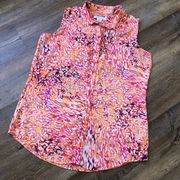 Liz Claiborne multi colored tank size medium