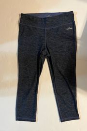 Womens Athletic Blue Capri Leggings Speed Dri Size Small