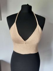 Rehab halter Knitted crop top, size S