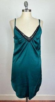 Sam Edelman Chemise with Lace in Deep Teal