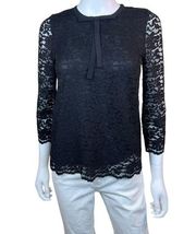 Dolce & Gabbana Staff Floral Lace Overlay Blouse Top