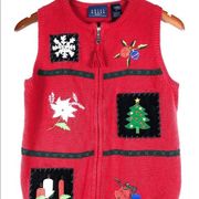 Crazy Horse Vintage Christmas Sweater Vest