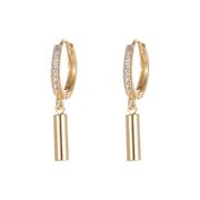 Metal Bar Dangle Drop Earrings for Women