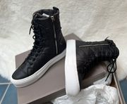 Charles and Keith quilted sneaker boots , New size 39