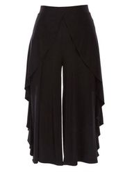 Philosophy Black Ruffle Palazzo Pants