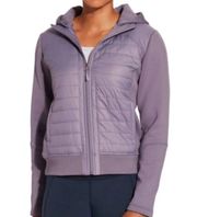 CALIA Full Zip  Moto Jacket In Cadet Purple