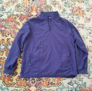 Duluth Trading Co Quaker Blue Quarter Zip Jacket