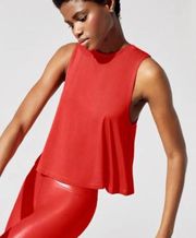 Carbon38 Crop Tank In Red 