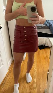 Leather Skirt