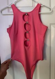 Pink Diamond Hearts Bodysuit