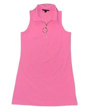 Small pink sleeveless,collard dress. NWOT