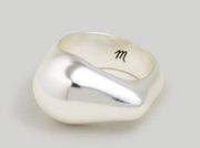 NWT Madewell Droplet Signet Band Ring