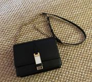 Charles and Keith Black Crossbody Purse