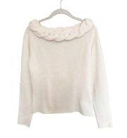 Max Mara Bateau Braided Neck Collar Sweater