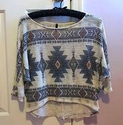 🔺Tribal print knit top 🔻