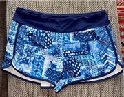 Island Active Blue Running Shorts, Sz L