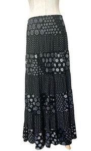 Style & Co black and white maxi skirt