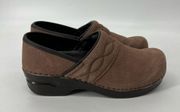 Lands End Brown Clogs