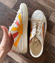 The Original Ibiza Oasis White / Rainbow Wave Size 8.5