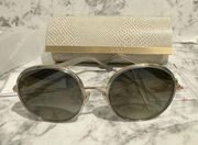 BRAND NEW Authentic Gray Gradient Oval Sunglasses