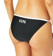 Y2K U.S. Polo Assn. Women's Fire Island Sport Swimsuit Bikini Bottom in Black