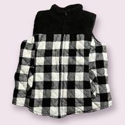 Maurices Plaid Sherpa Vest