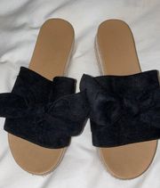 Black Espadrille Platforms