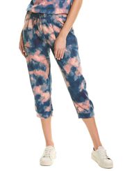 H Halston Studio French Terry Capris