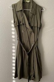 Gianni Bini Belted Vest Trench