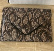 BCBG generation charcoal animal print handbag Clutch bag party