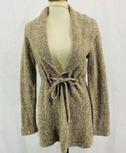 Motherhood Maternity Tie Closure Cardigan Shawl Collar Womens Medium