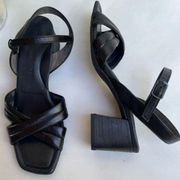 PAUL GREEN Black Lexi Block Heel sandals 5.5