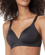 Women's Brushed Mircofiber Wirefree Pullover Bra Amazon Essentials 34D Black NWT