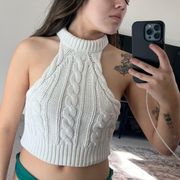 Kendall & Kylie Knit Halter Top