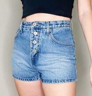 Vintage C’est Toi Button Fly Denim Mom Jean Shorts