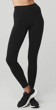 Alo Yoga NWT  High Waisted Airbrush Leggings Black Size XXS