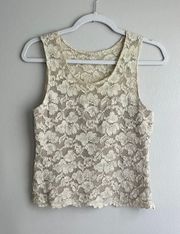 Vintage Lace Tank Top