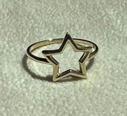 14k solid Gold Star Ring | Estrella Ring | Valentine Ring | Birthday Gift | Real Gold | Tehrani Jewelry | Minimal Jewelry | Gold Jewelry |