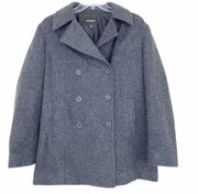 Express Gray Wool Peacoat Sz 5/6