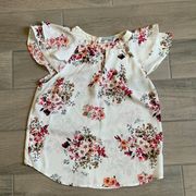 Sweet rain floral blouse