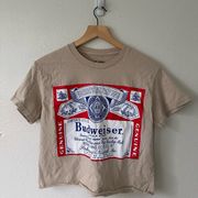 Small Beige Budweiser Shirt