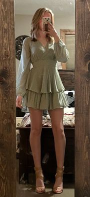 Green Mini Dress