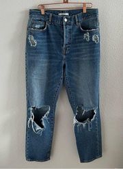 Forever 21 Distressed Denim Jeans 29