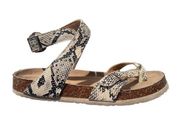 Outwoods Snake Print Bork Ankle Strap Sandals Size 7