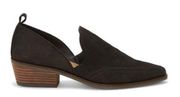 Lucky Brand Black Leather Mahzan Pointed Toe Mules Sz.8M NWOB