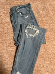 Outfitters Distressed Mom Jeans