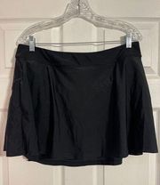 BALEAF Swim Skirt Bikini  Bottom with Side Pocket Size XL New With Tags Black