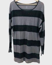 MAJESTIC filatures Paris stripe soft wool sweater